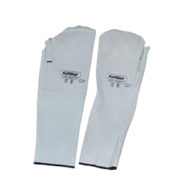 Premium Leather Welders Sleeves, Heat Resistant, Durable Arm Protection for Welding, Heavy-Duty Spatter Guard, CE Certified Safety PPE